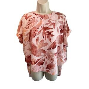 Buckle‎ Black Ladies Small, Pink/Coral, Linen Texture/Chiffon Lined and Hem